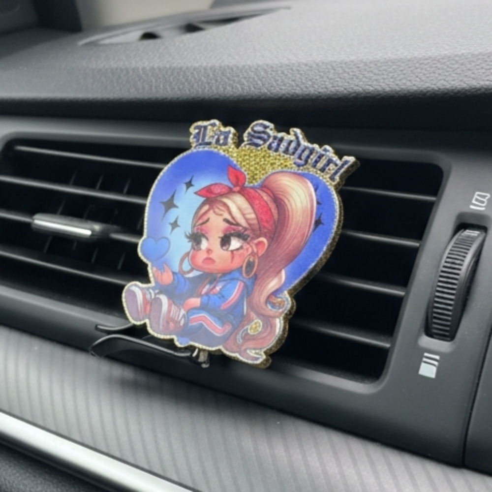 Car Air Freshener with LA SADGIRL